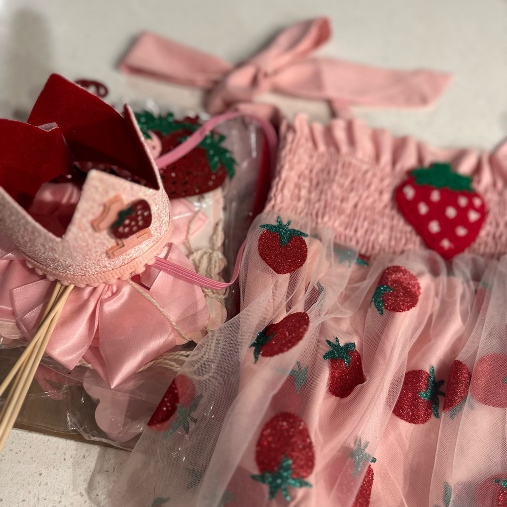 🍓🎀Berry first birthday Outfit and decor! 🎀🍓 - Picture 7 of 14
